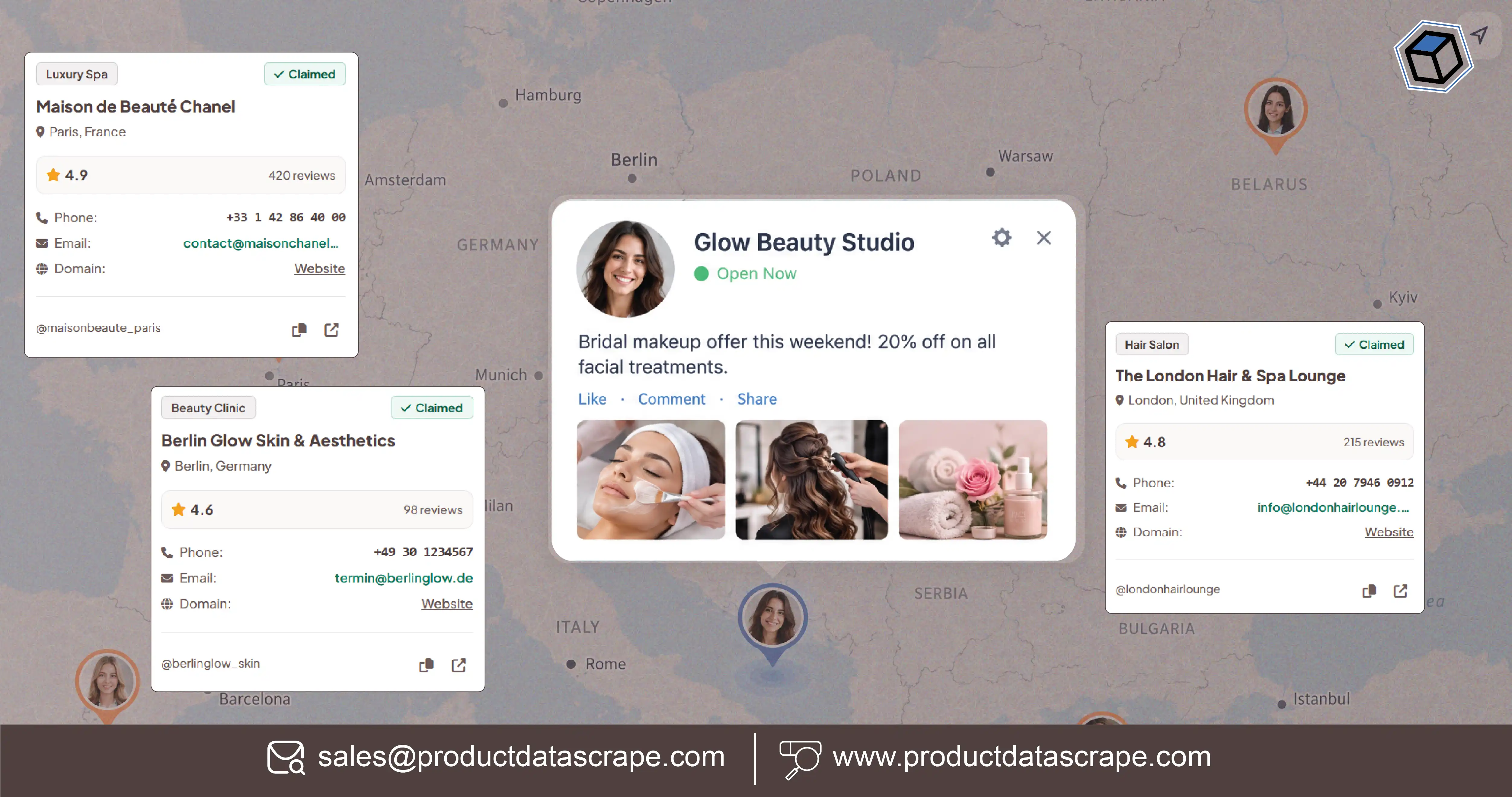 Google Maps Beauty Business listings Scraping - How to Find Verified Beauty Salons and Spas Across Multiple Locations