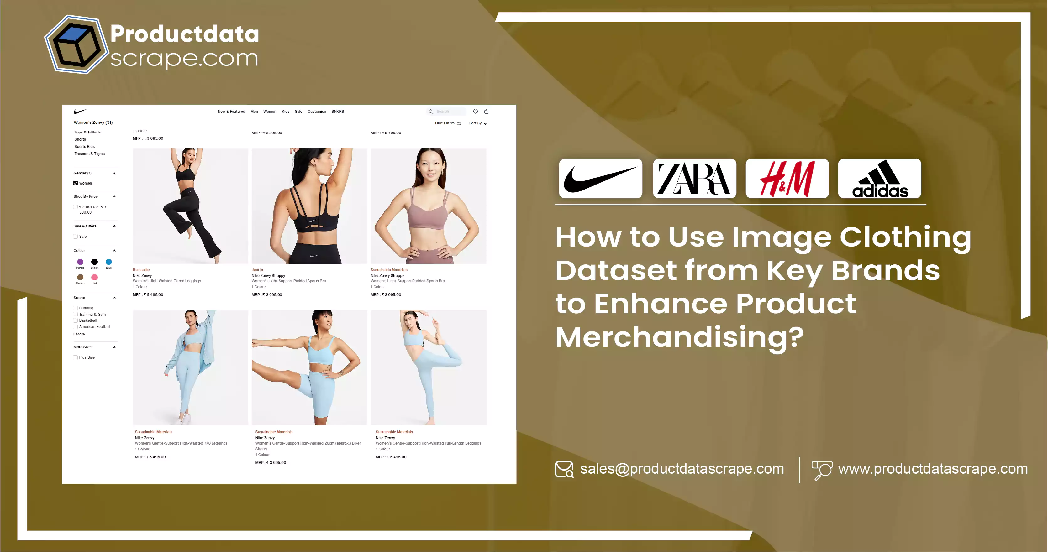 How to Use Image Clothing Dataset from Key Brands to Enhance Product Merchandising