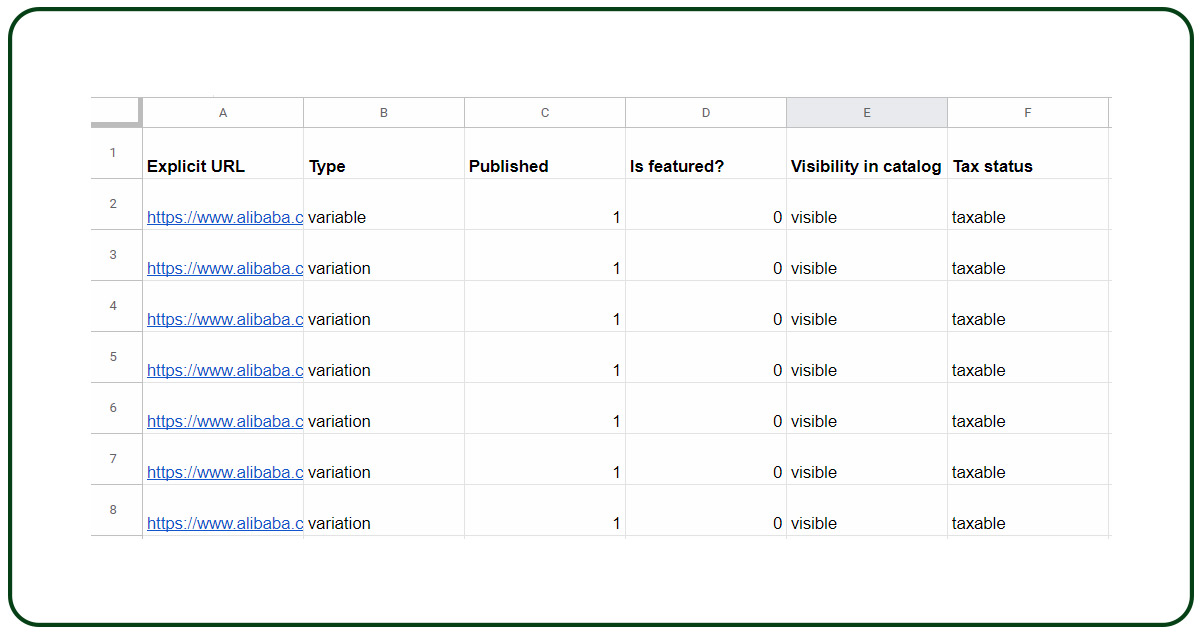 In-which-format-can-I-present-scraped-Alibaba-product-data