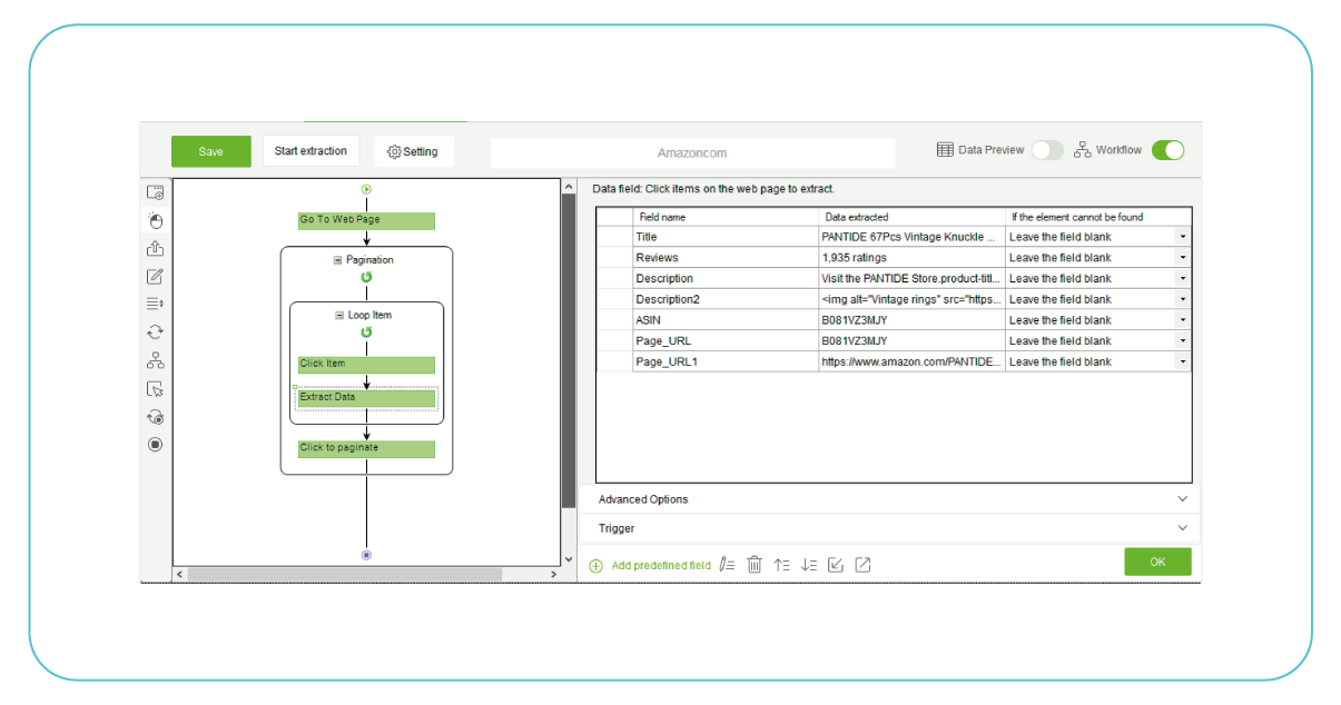 Fourth-Step-Store-workflows-and-start-scraping-product-data-from-Amazon-using-ASIN