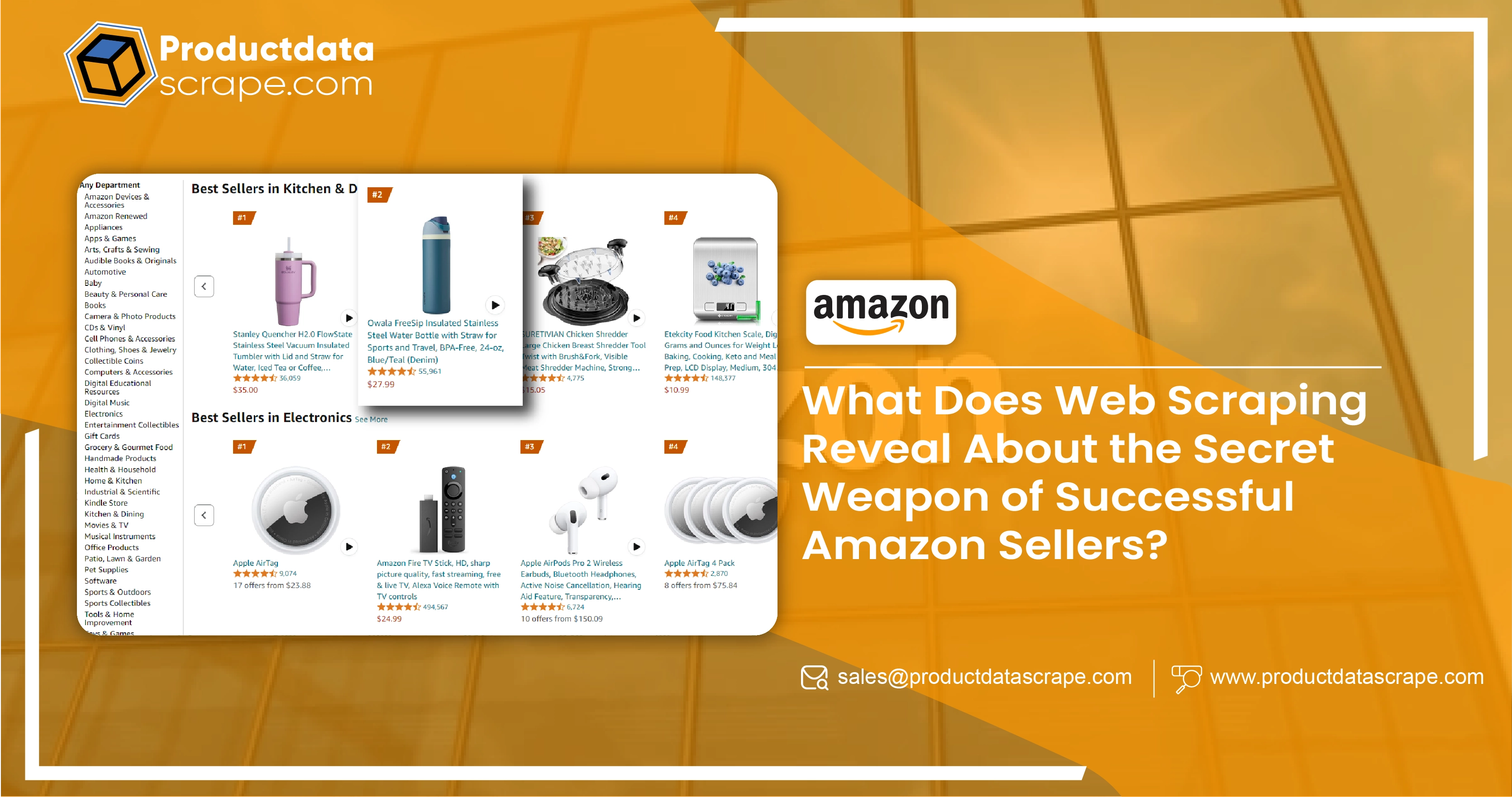 Web Scraping Revealing the Secret Weapon of Successful Amazon Sellers