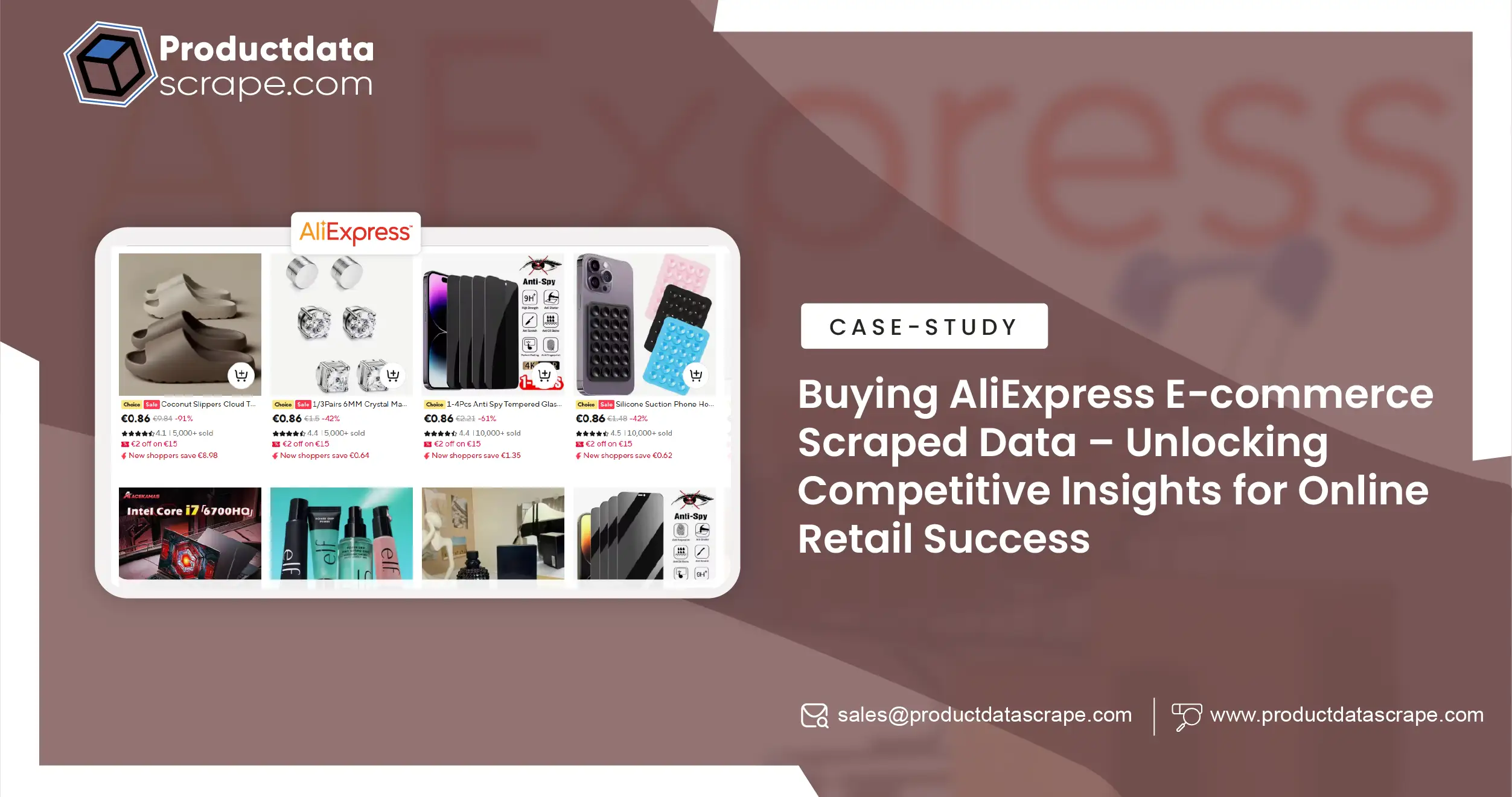 Buying AliExpress E-commerce Scraped Data - Retail Success