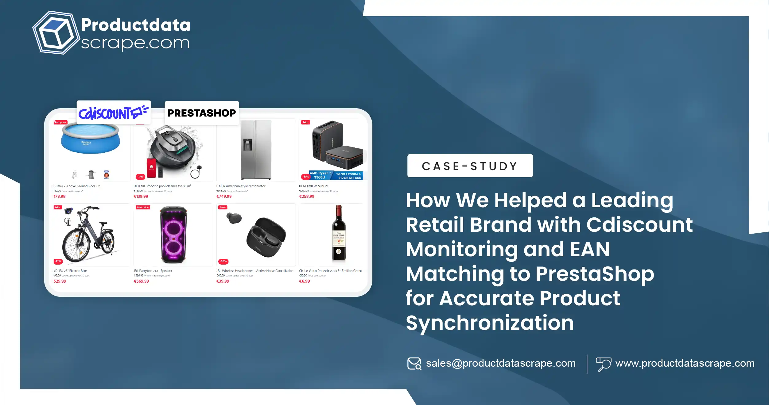 How We Helped a Leading Retail Brand with Cdiscount Monitoring and EAN Matching to PrestaShop for Accurate Product Synchronization