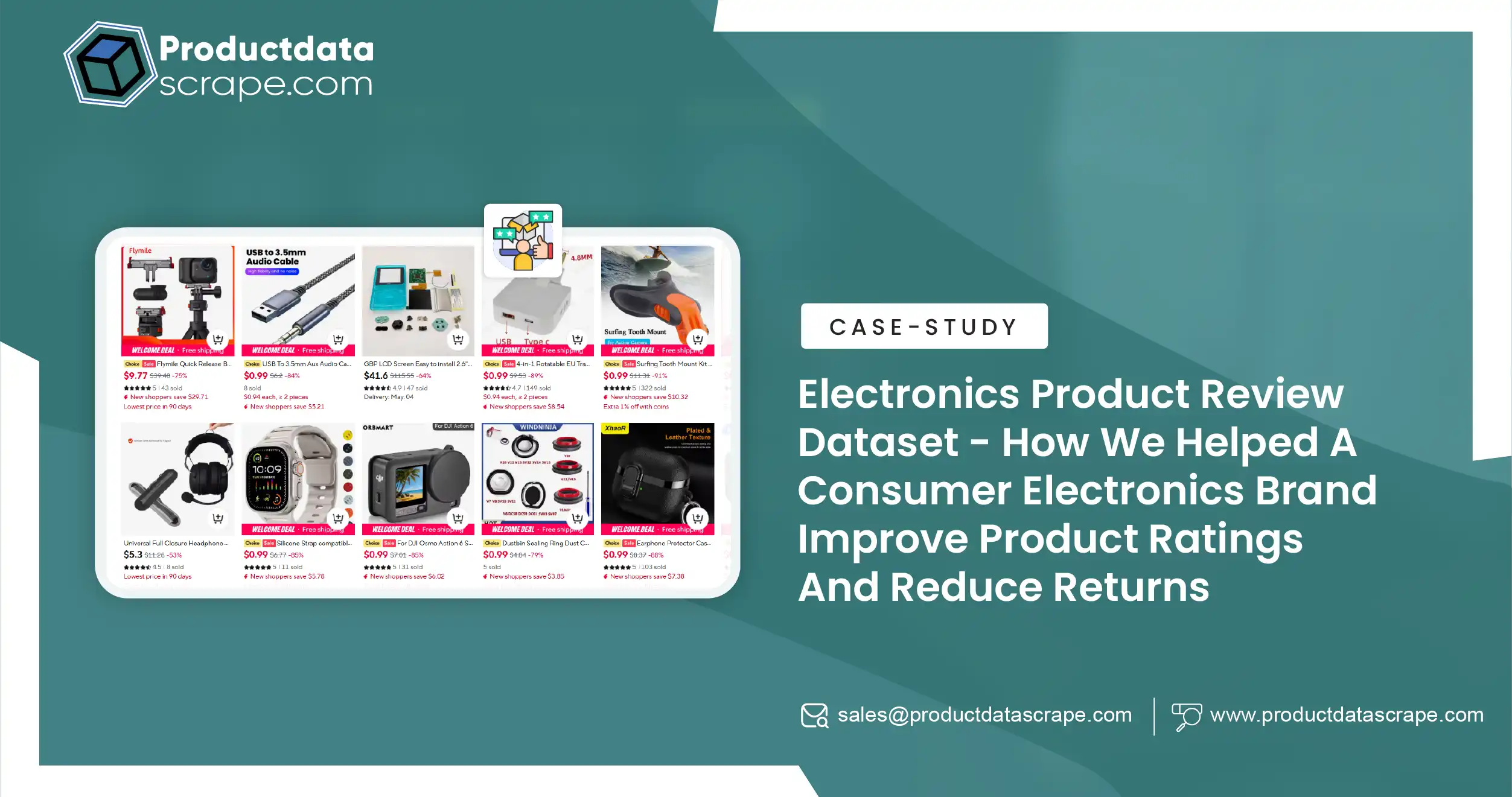 Electronics Product Review Dataset - Improve Product Ratings