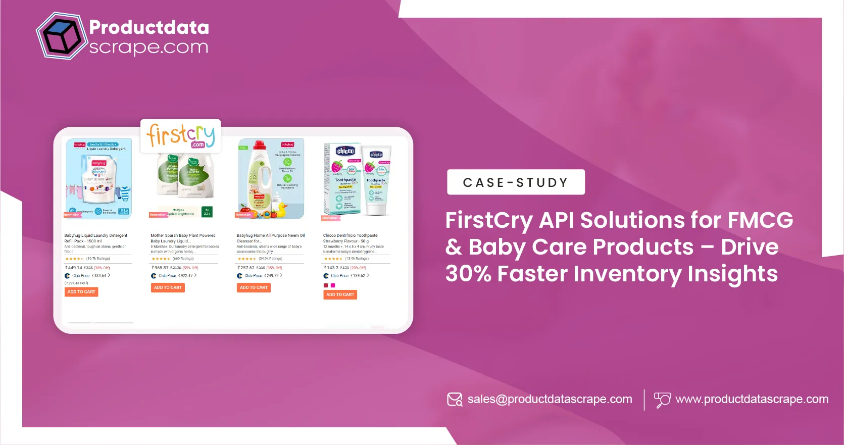 FirstCry API Solutions for FMCG & Baby Care Products