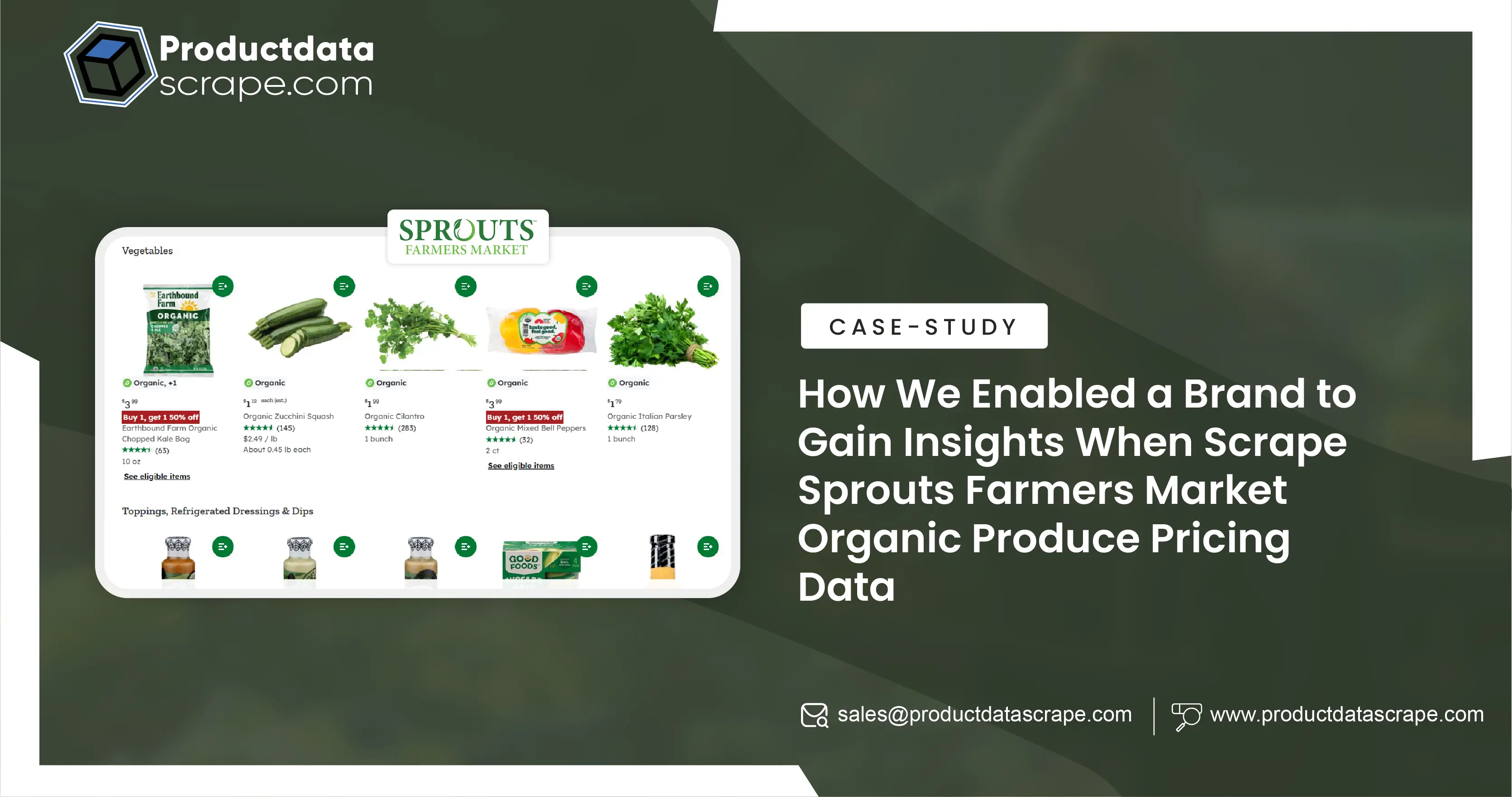 How We Enabled a Brand to Gain Insights When Scrape Sprouts Farmers
