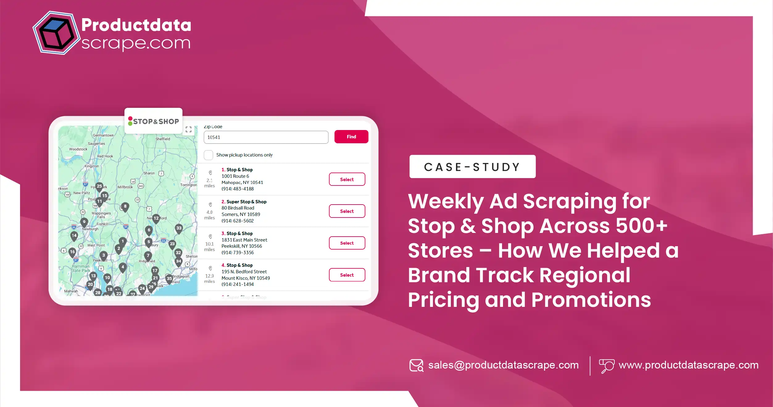 Weekly Ad Scraping for Stop & Shop Across 500+ Stores – How We Helped a Brand Track Regional Pricing and Promotions