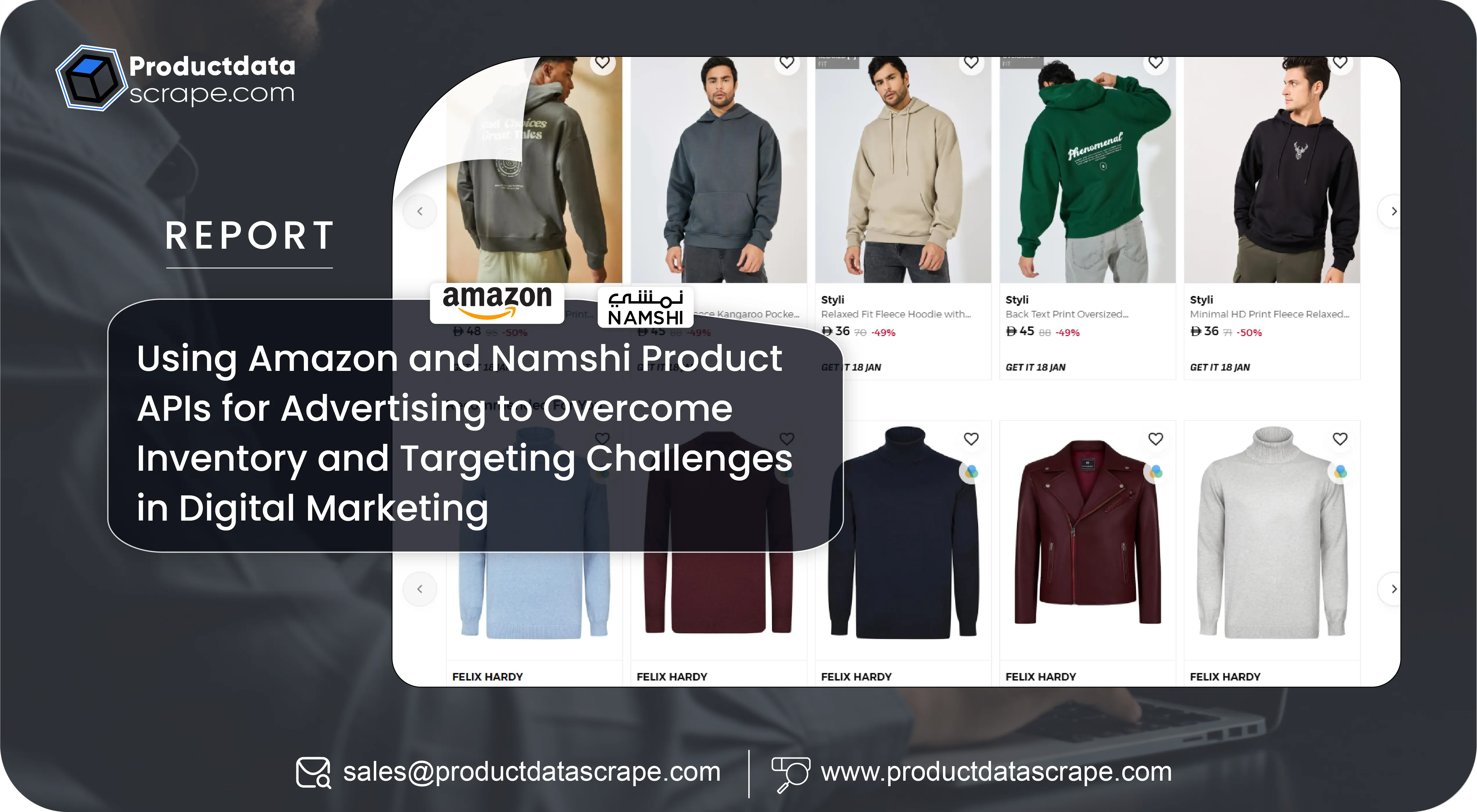 Using Amazon and Namshi Product APIs for Advertising Using Amazon and Namshi Product APIs for Advertising
