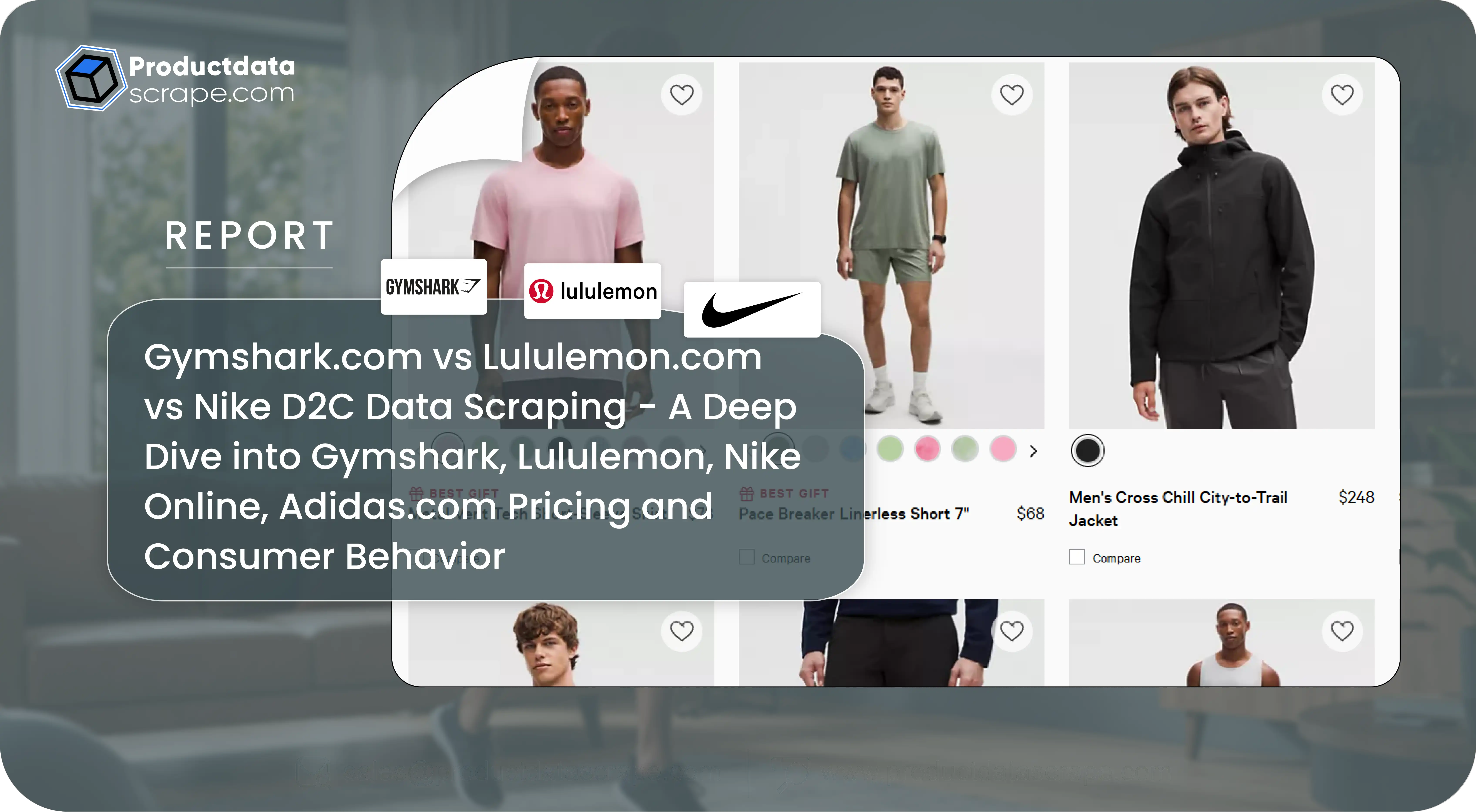 Gymshark.com vs Lululemon.com vs Nike D2C Data Scraping