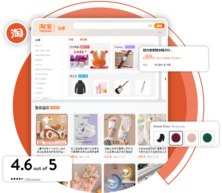 Taobao Product and Review Dataset - Web Scraping Dataset Taobao